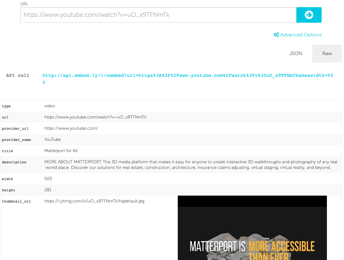 embedly explore embed
