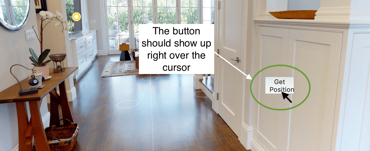 Intersection inspector button