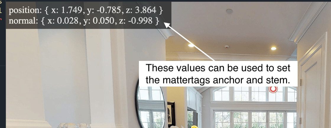 Intersection inspector values
