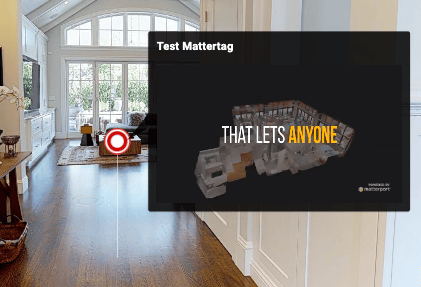 mattertag with video